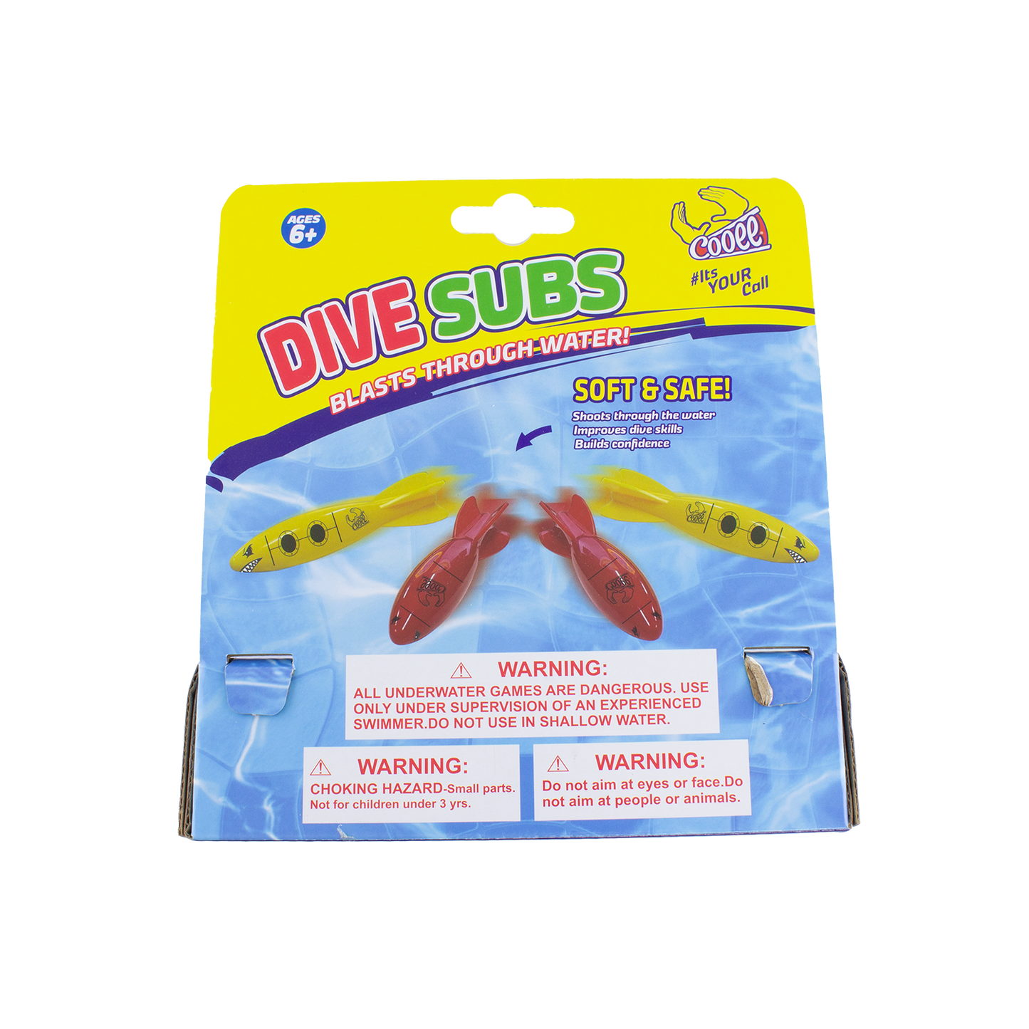 Cooee Torpedo Spielzeug Schwimmbad Spielzeug für Kinder, 4 Stück