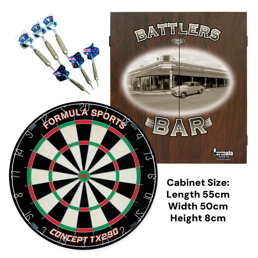 Battlers Bar Cabinet Set