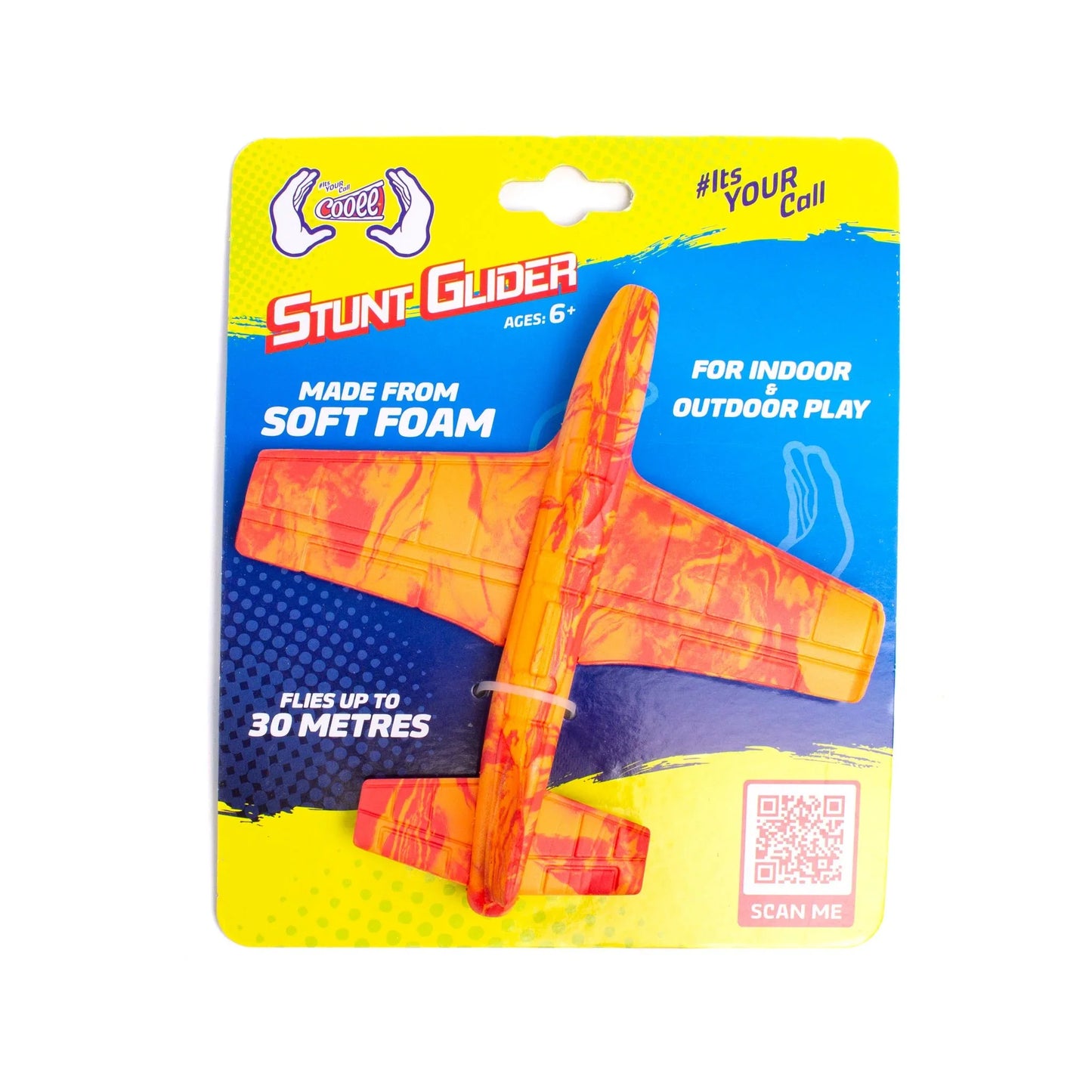 Cooee Stunt Glider, Schaumstoff-Flugzeug-Spielzeug