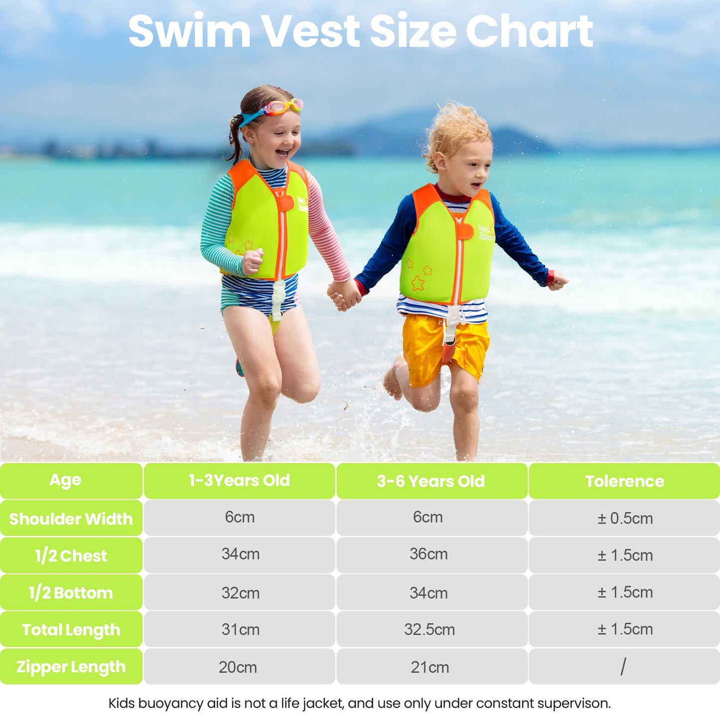 NEO-SPLASH Schwimmen Jacket für Kleinkinder