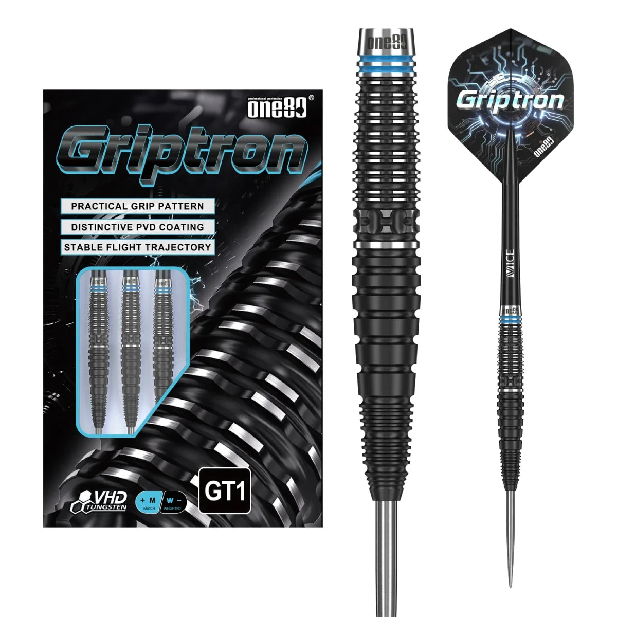 One80 Griptron GT1 90% Tungsten Steeltip