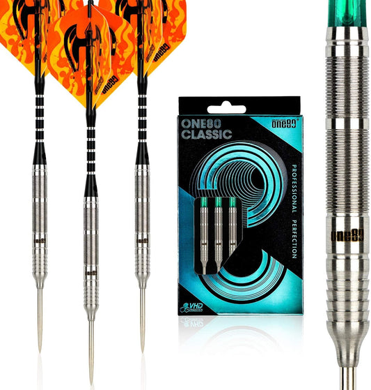 ONE80 90 Tungsten Steeldarts Set with Flights and Shafts