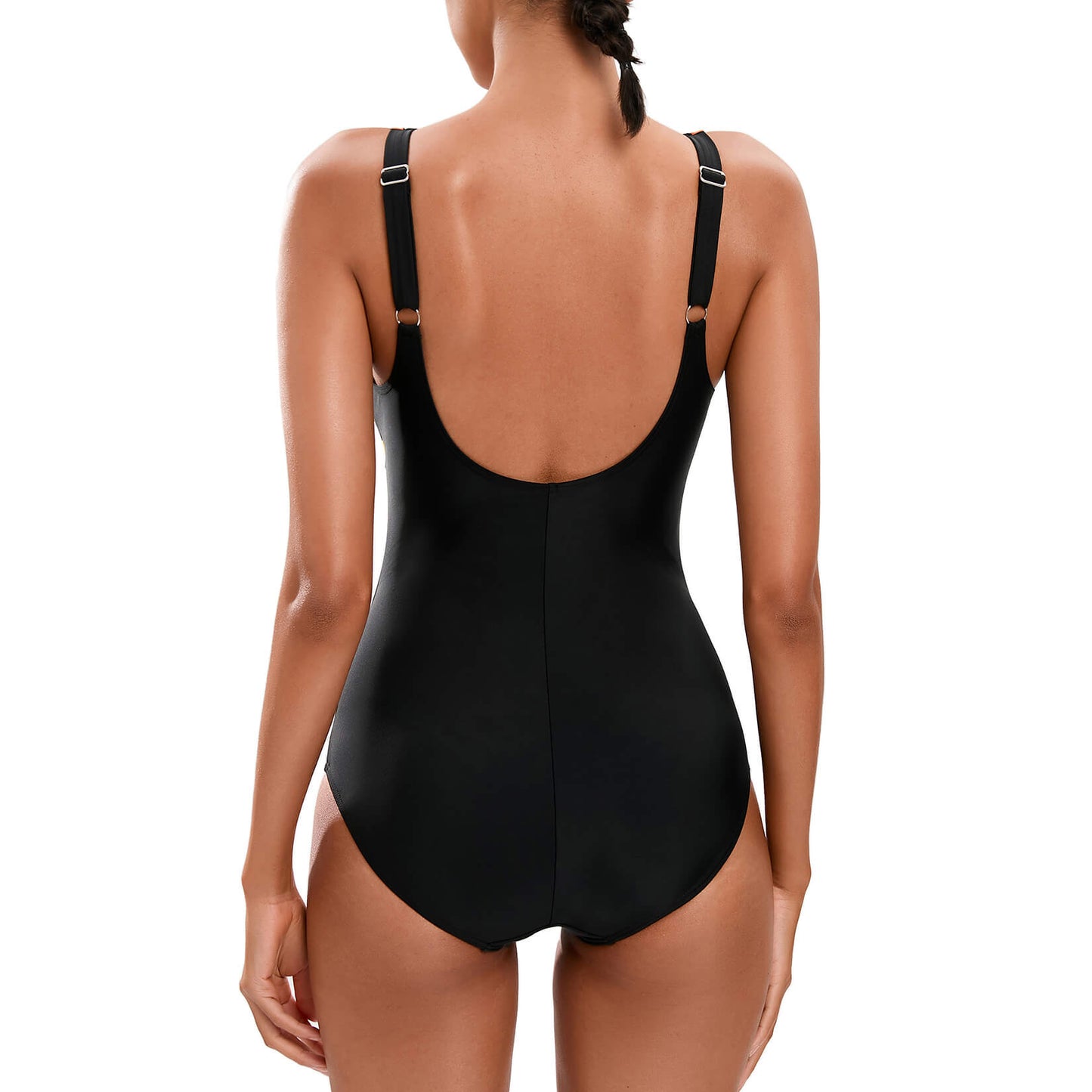 Damen Sportlicher U-Back-Badeanzug WMB2005-BO