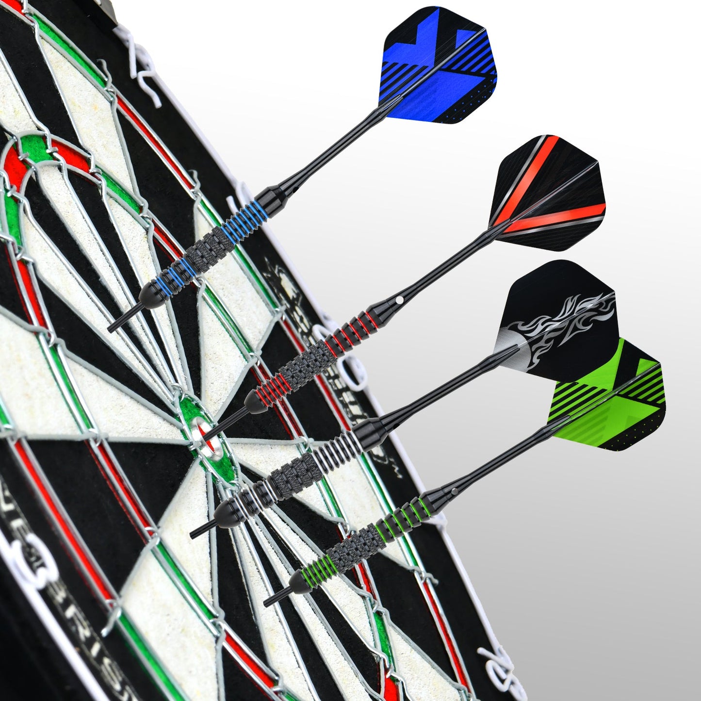 Formula Sports Dartpfeile mit Metallspitze, 12 Stück