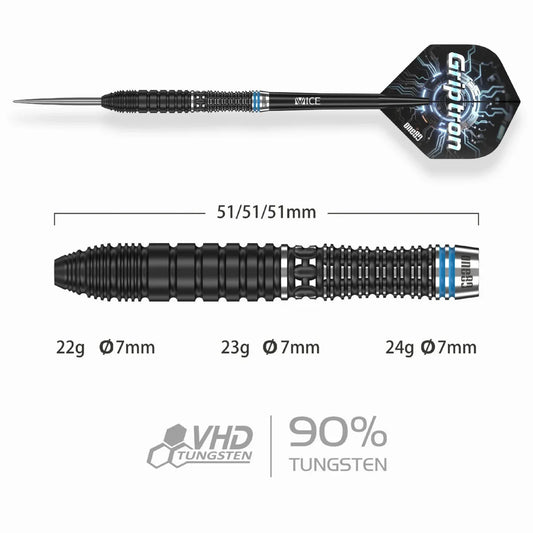 One80 Griptron GT2 90% Tungsten Steeltip