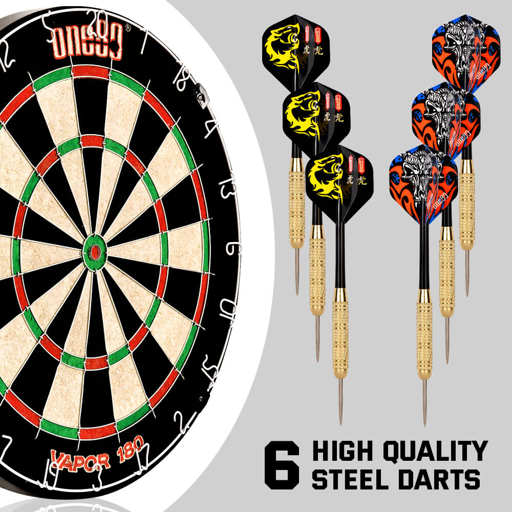 One80 Vapor 180 Bristle/Sisal Dartboard Kit