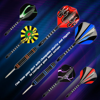 Formula Sports Dart Kit with Flights, Shafts, and Sharpener