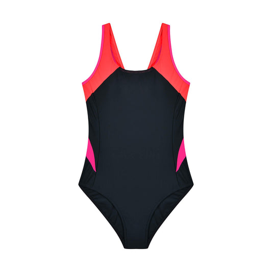 Damen-Sport-Badeanzug mit Racerback-Panel