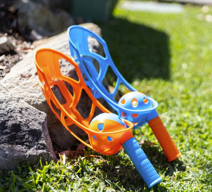 Cooee Outdoor-Spielset Scoop Ball Set, 2 Schläger, 2 Bälle
