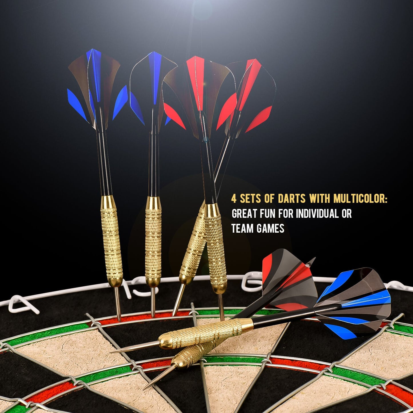 Linkvisions Bullseye Staple Free Dartboard Kits