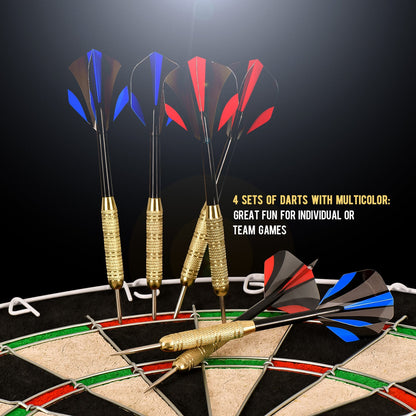 Linkvisions Bullseye Staple Free Dartboard Kits