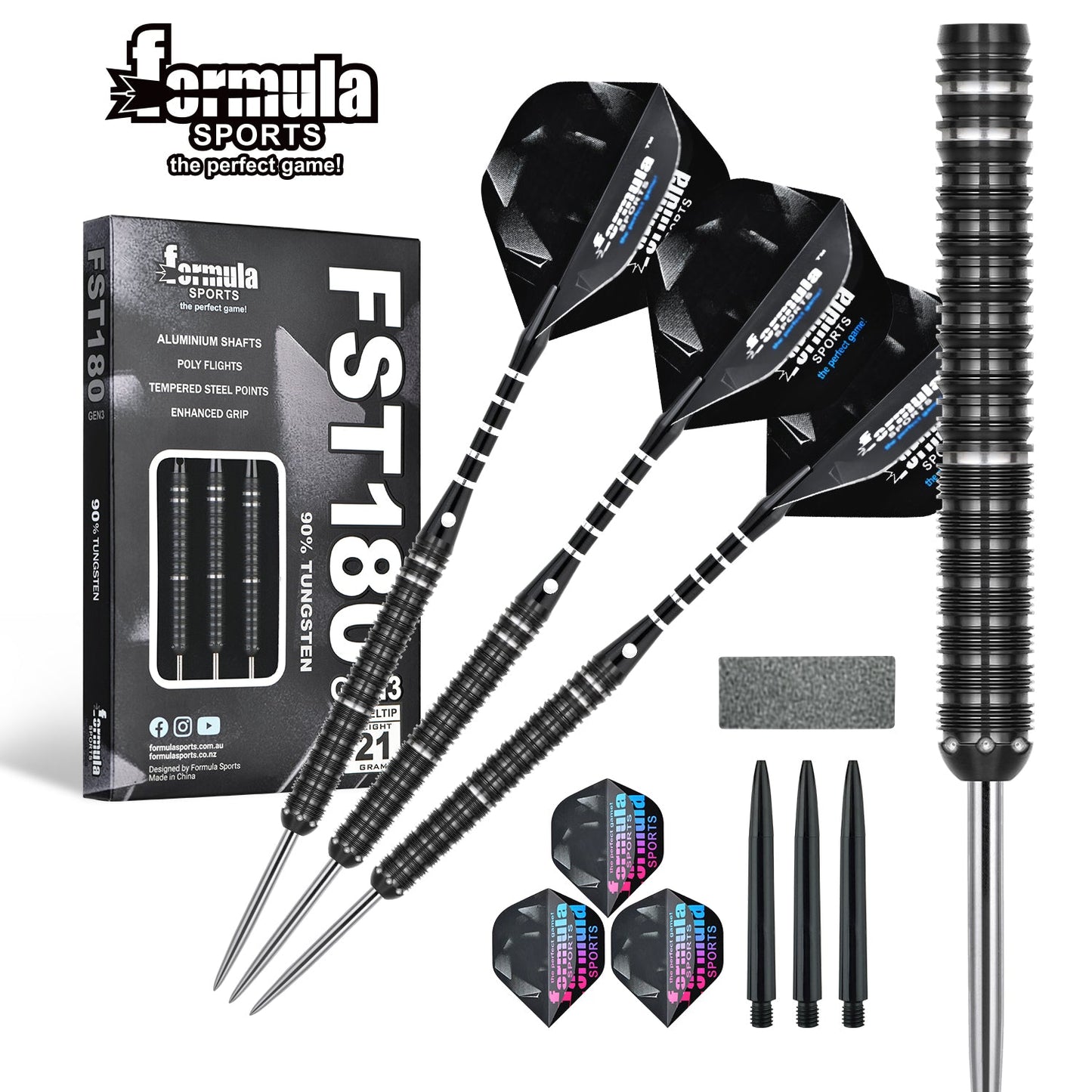Formula FST180 Gen3 professionelles Dart-Set mit Stahlspitze