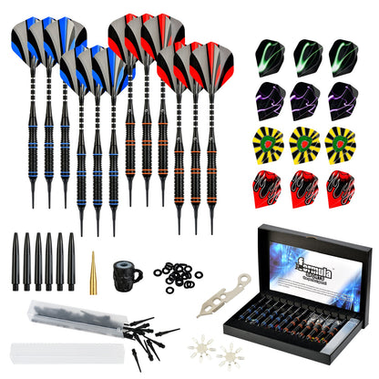 Formula Sports Soft Darts Pfeile Set für elektronische dartscheibe, 12 Stück