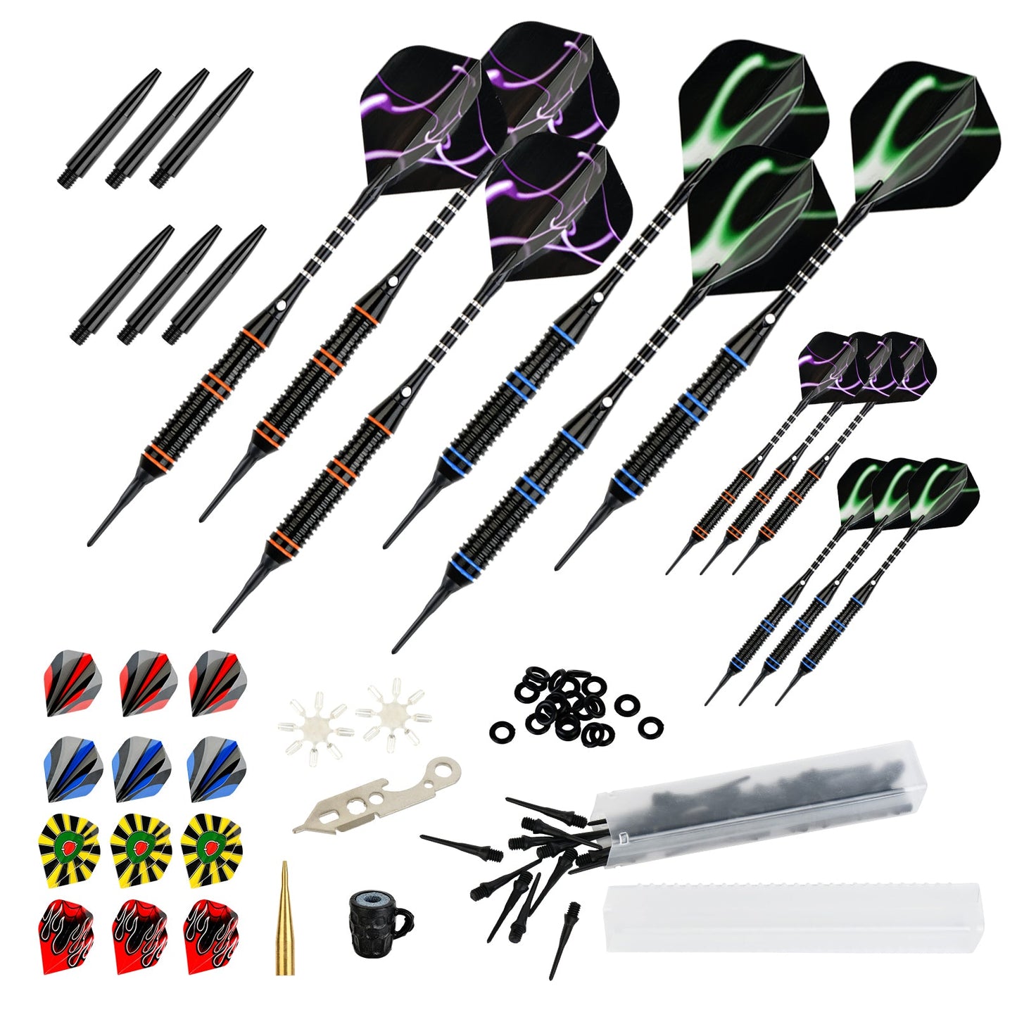 Formula Sports Soft Darts Pfeile Set für elektronische dartscheibe, 12 Stück