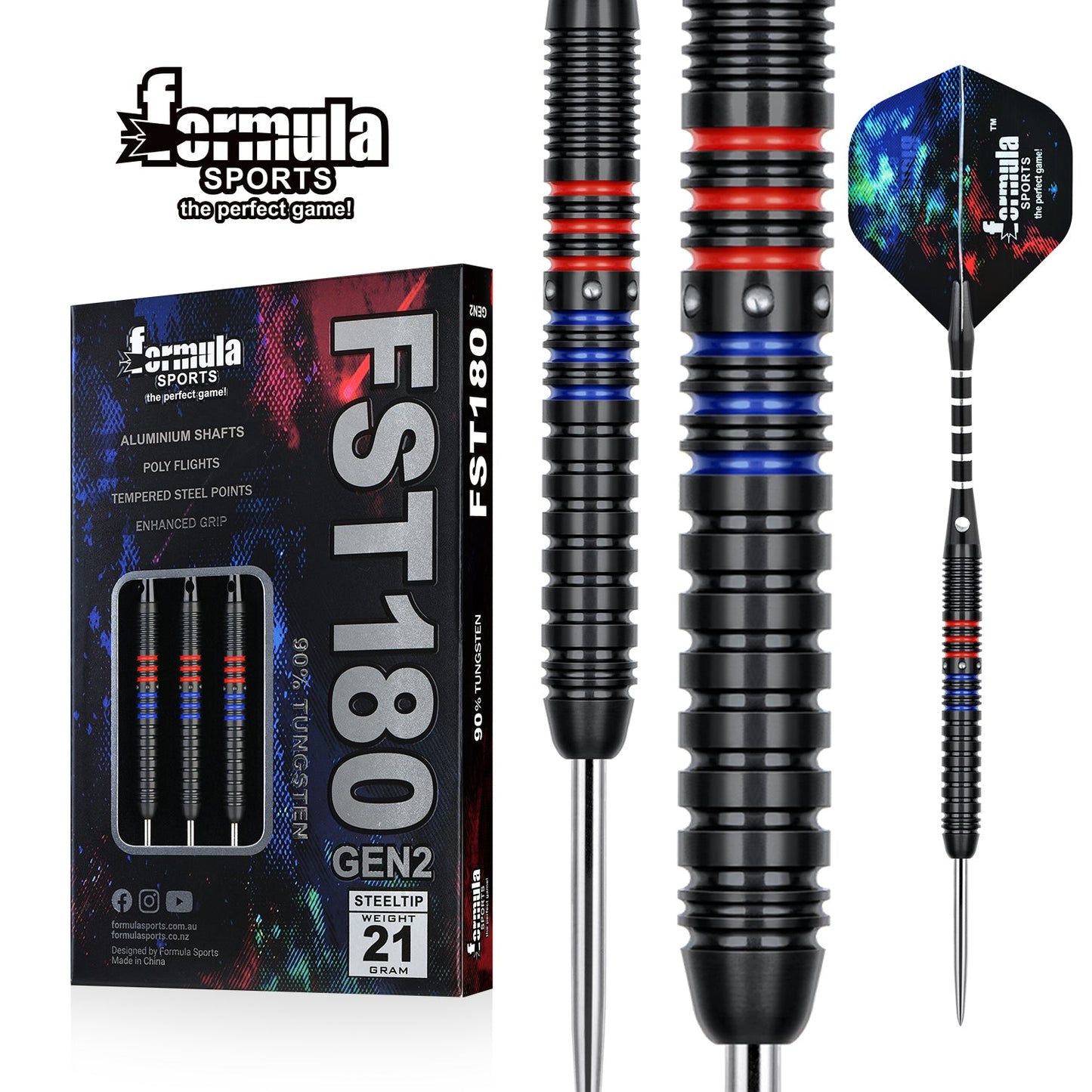 FST180 GEN2 90% Tungsten Darts Metal Tip Set