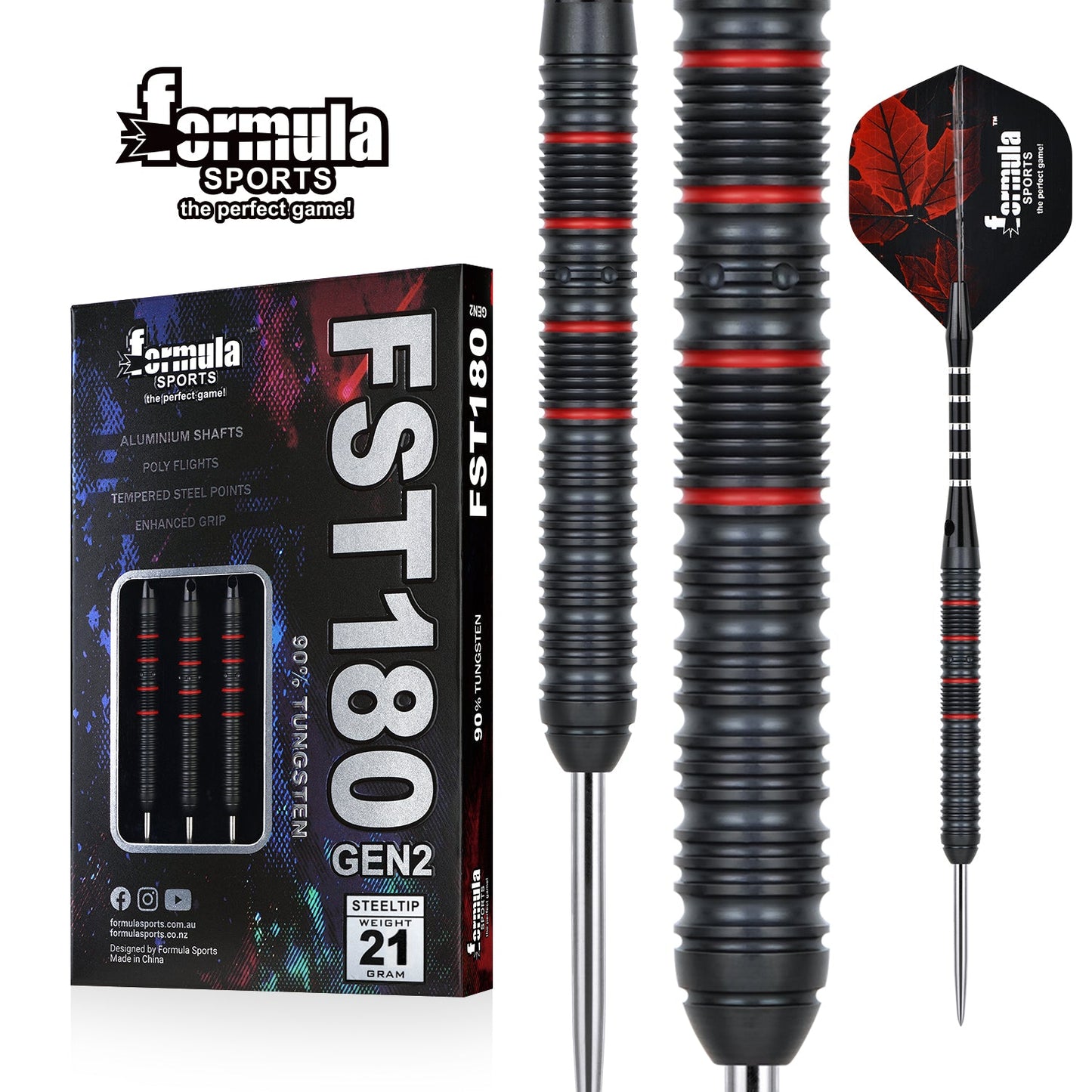 FST180 GEN2 Tungsten Darts Metal Tip Set