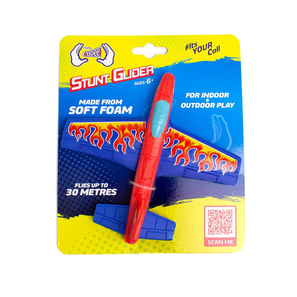 Cooee Stunt Glider, Schaumstoff-Flugzeug-Spielzeug