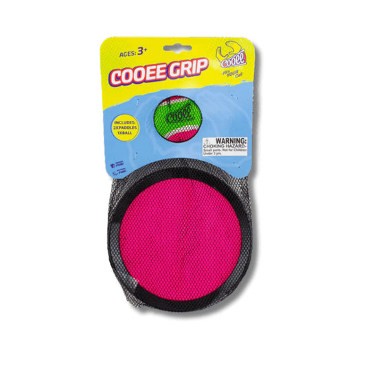 Cooee Klettballspiel Klettball Set mit 2 Fangscheiben 1 Bälle