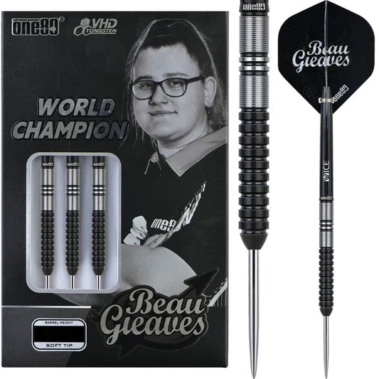 One80 Beau Greaves`s Dart VHD Black Edition Steel Tip
