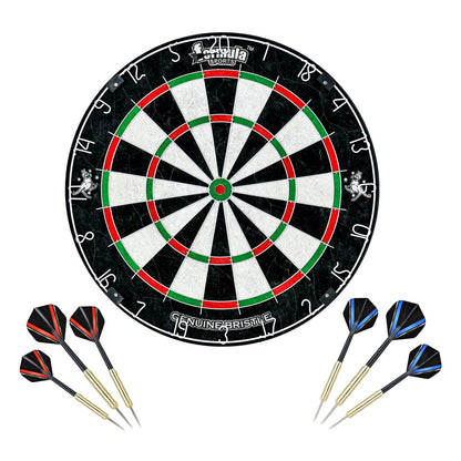Formula Sports Round Wire Bristle Dartboard mit 6 Darts