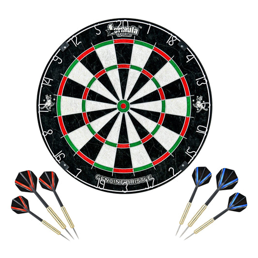 Formula Sports Round Wire Bristle Dartboard mit 6 Darts