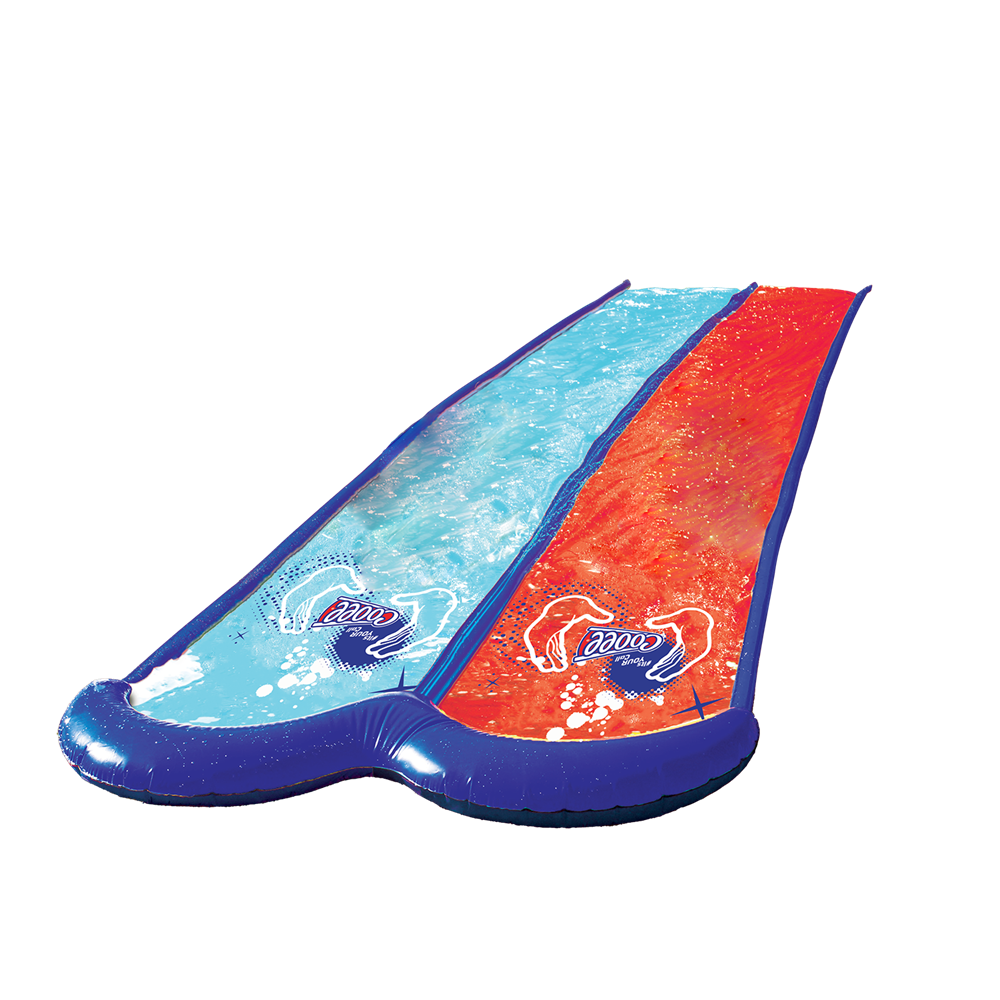 Cooee 750 cm Rutsche und Wasserrutsche mit 2 Bodyboards