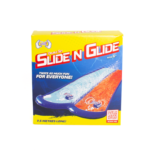 Cooee 750 cm Rutsche und Wasserrutsche mit 2 Bodyboards