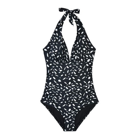 Eleganter Push-Up-Badeanzug für Damen mit Rüschen WMB1909-FB