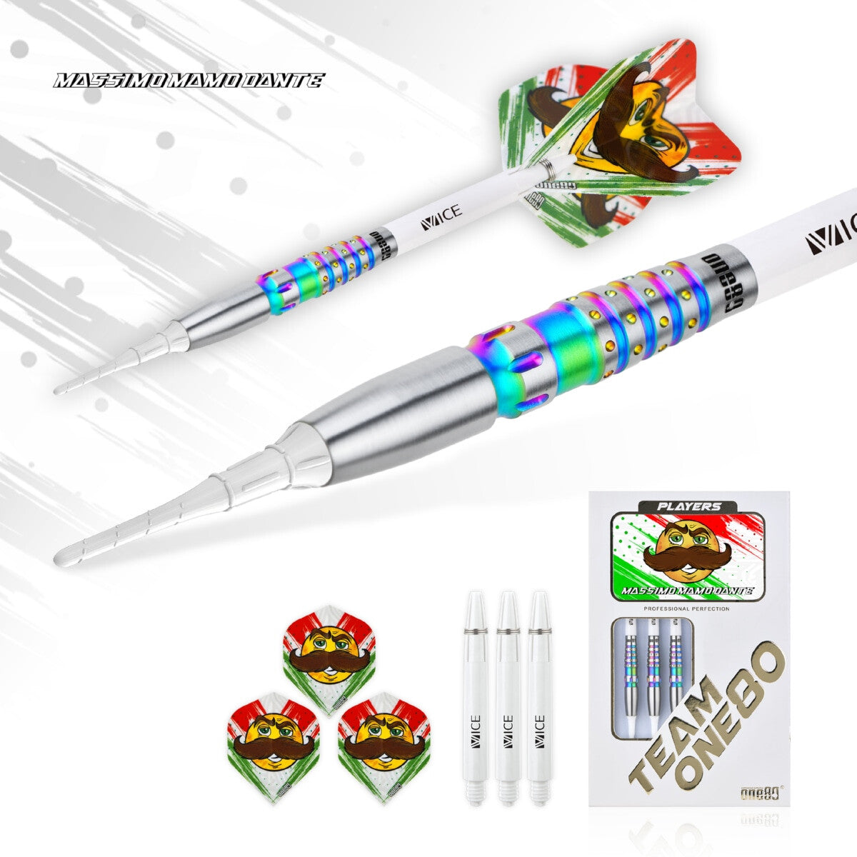 One80 Mamo Massimo V2 90%Tungsten Softip 19g