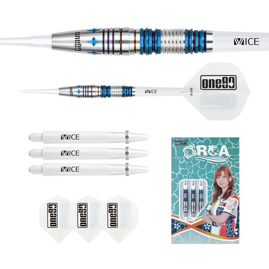 ONE80 Maya Sekine Orca II No.5 Blue 90% - Soft Tip Darts