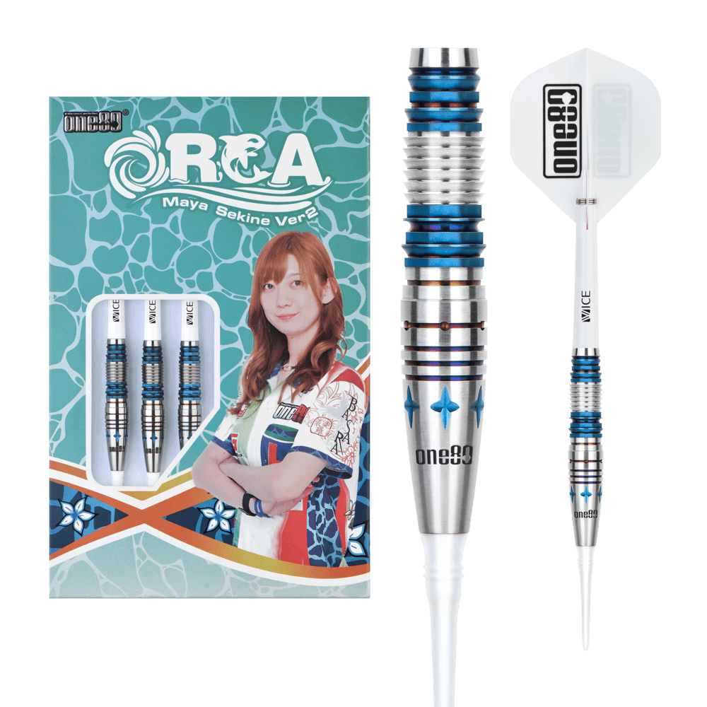 ONE80 Maya Sekine Orca II No.5 Blue 90% - Soft Tip Darts