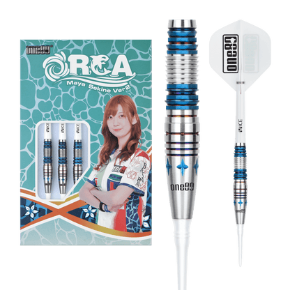 ONE80 Maya Sekine Orca II No.5 Blue 90% - Soft Tip Darts