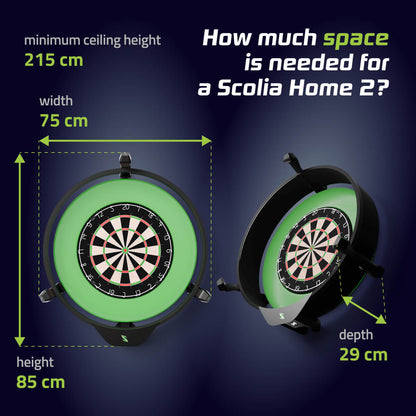 Scolia Home 2 FLEX - Electronic Autoscoring System mit Beleuchtungsring 2026