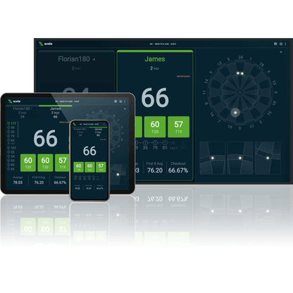 Scolia Home 2 FLEX - Electronic Autoscoring System mit Beleuchtungsring 2026