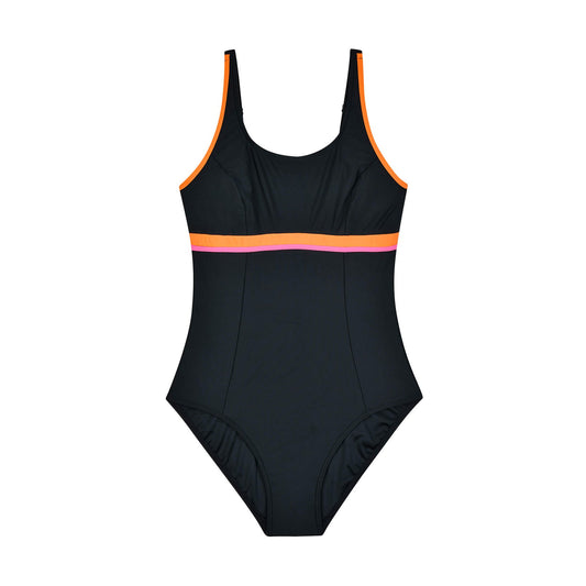 Damen Sportlicher U-Back-Badeanzug WMB2005-BO