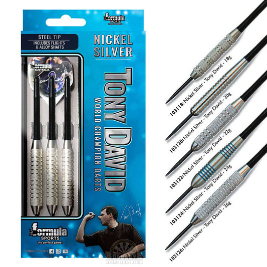 TONY DAVID Nickel/Silver Darts