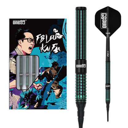 One80 FB Kai Fan Leung V3 Signature Softip Dart-90% Tungsten