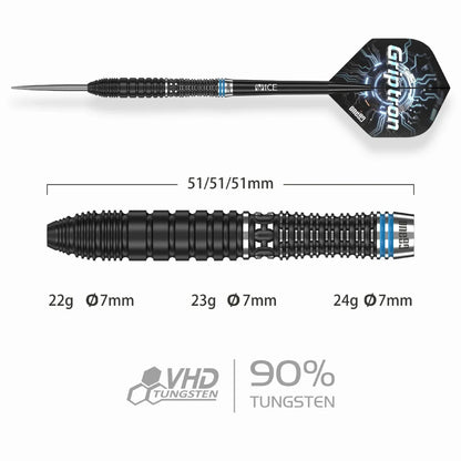 One80 Griptron GT2 90% Tungsten Steeltip