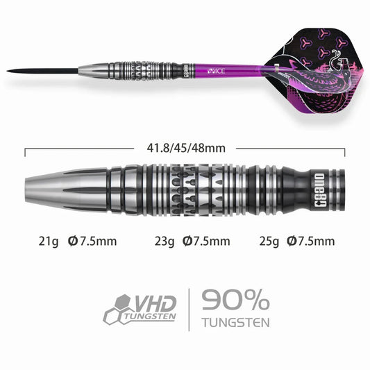 One80 Jelle Klaasen V3 90% Tungsten Steeltip